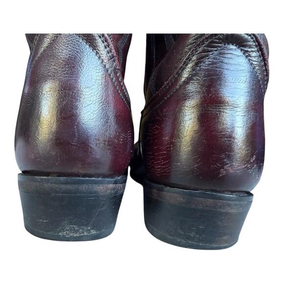 Dan Post Milwaukee Cowboy Boot Oxblood Men size 8 D - Picture 9 of 13